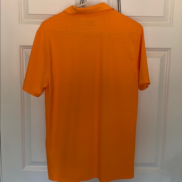 Men’s Orange Nike Dri-Fit Golf Polo - Picture 5 of 5